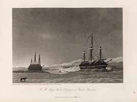 H.M. Ships Hecla & Griper in Winter Harbour